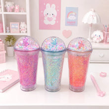 Load image into Gallery viewer, Three Colorful Sippers with LED Light - Tinyminymo
