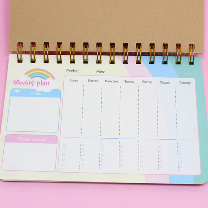 Rainbow Weekly Planner-Tinyminymo