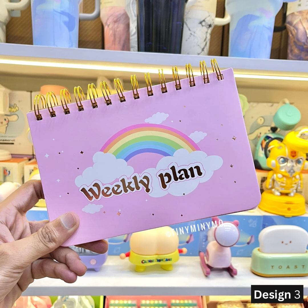 Rainbow Weekly Planner-Tinyminymo