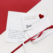 Load image into Gallery viewer, Red Heart Love Card - Tinyminymo
