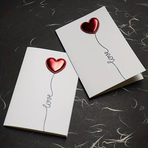Red Heart Love Card - Tinyminymo