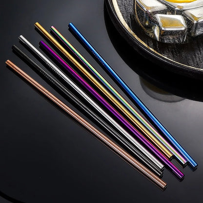 Set of Colorful Metal Straws - Tinyminymo