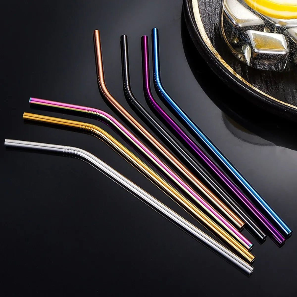 Bend Metal Straws in Multi-Color - Tinyminymo