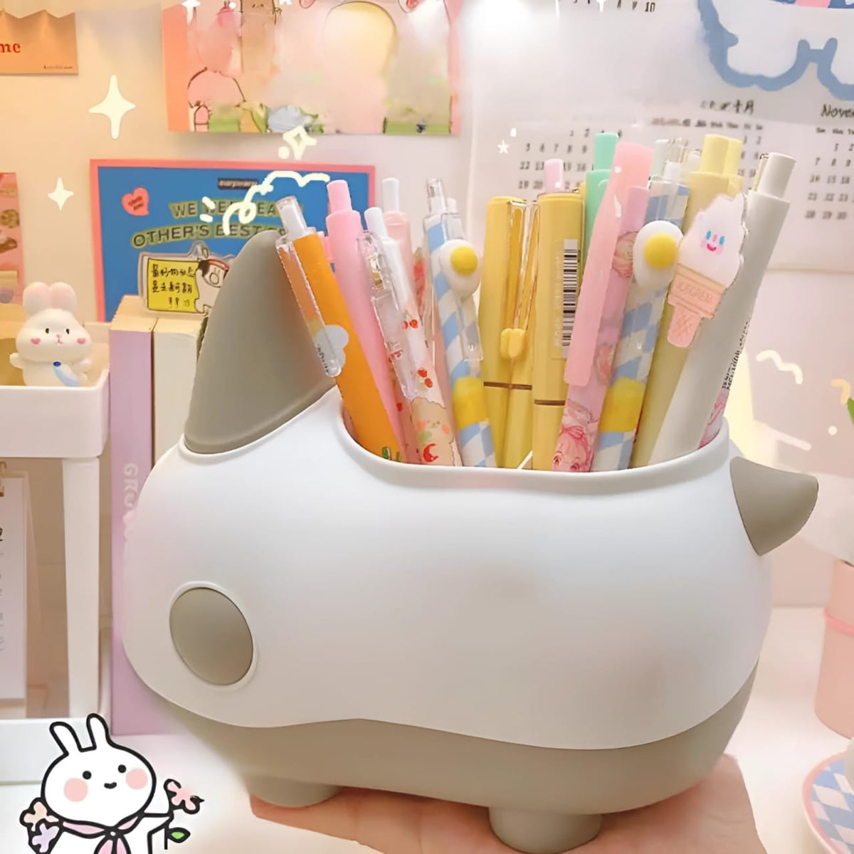 Rhino Stationery Holder cum Piggy Bank - Tinyminymo
