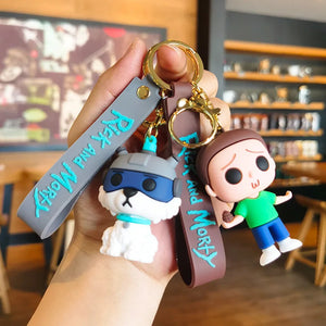 Rick and Morty 3D Keychain - Tinyminymo