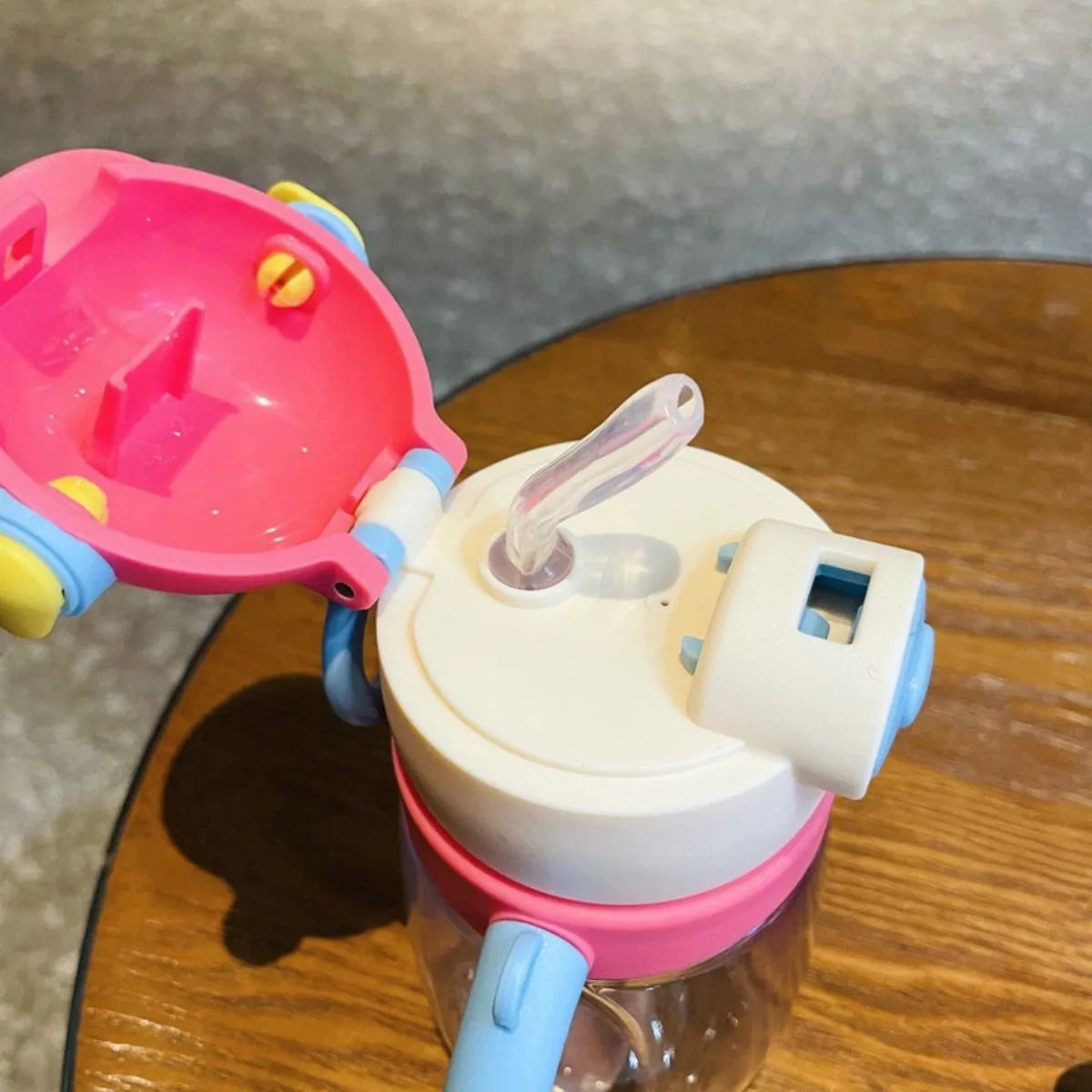 Rubber Straw Water Bottle - Tinyminymo