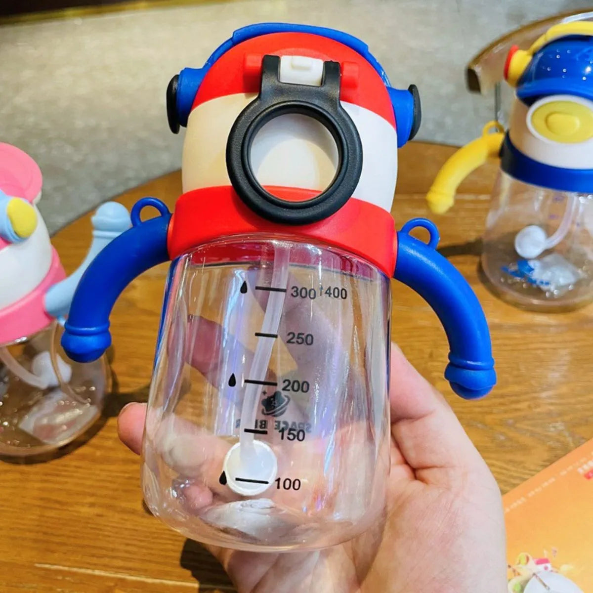 Robot Design Bottle Backside - Tinyminymo