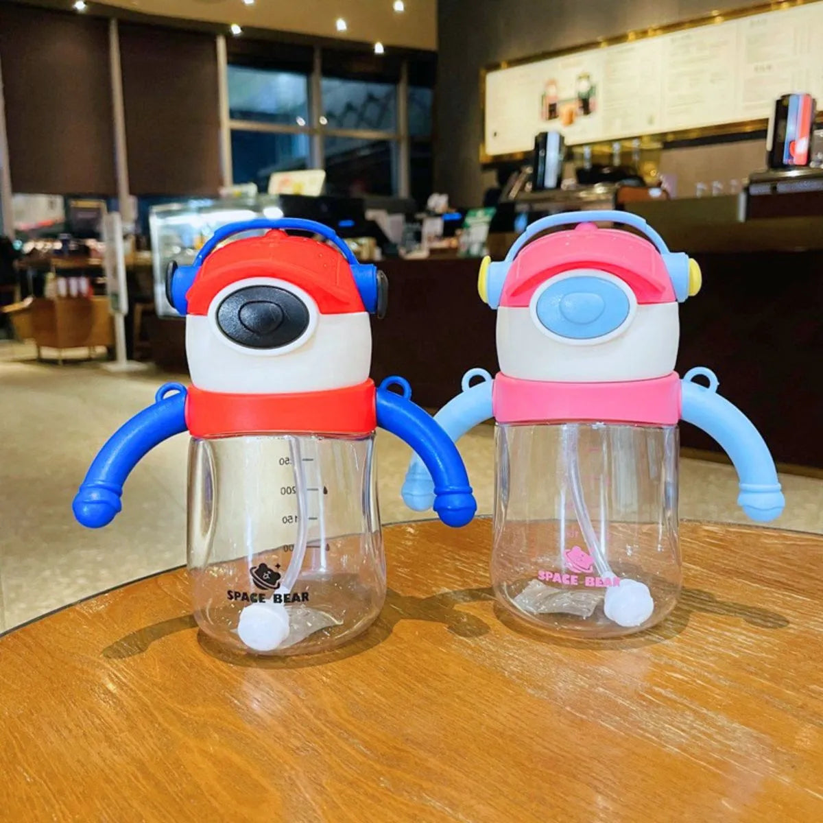 Two Colors of Robot Water Bottles - Tinyminymo