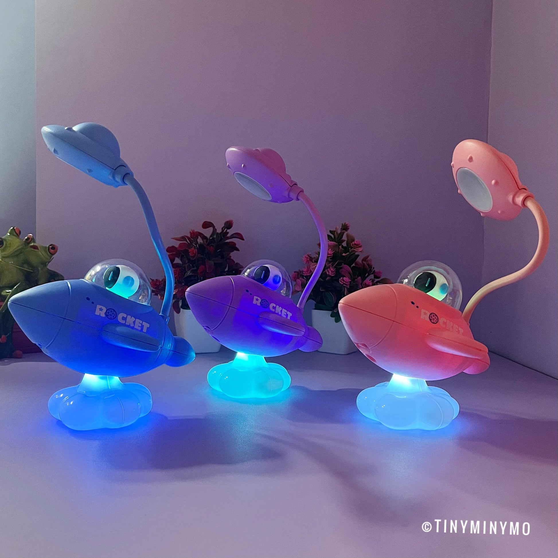 Rocket on Cloud LED Desk Lamp - Tinyminymo