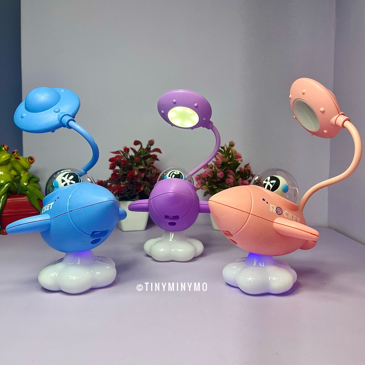 Rocket on Cloud LED Desk Lamp - Tinyminymo