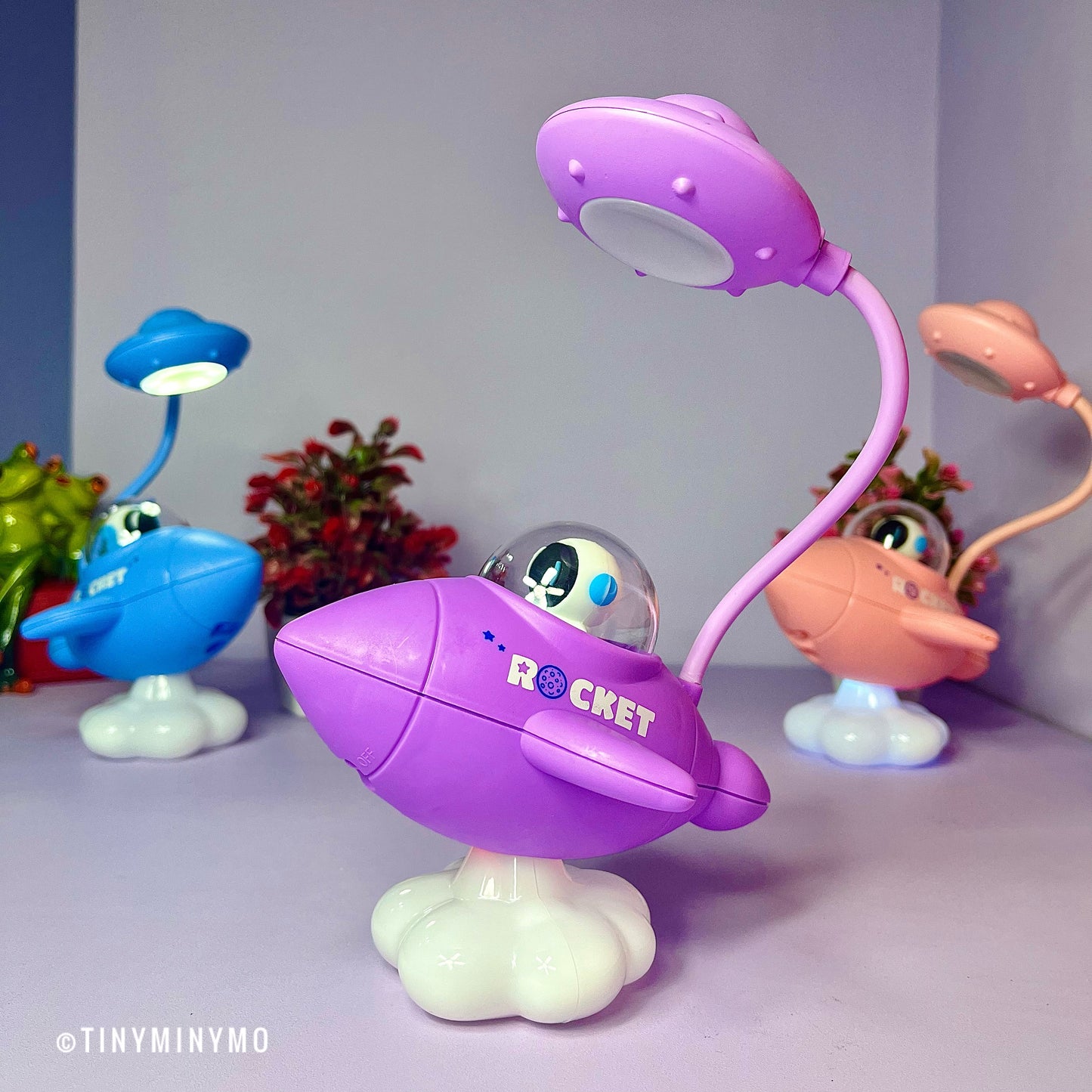 Rocket on Cloud LED Desk Lamp - Tinyminymo