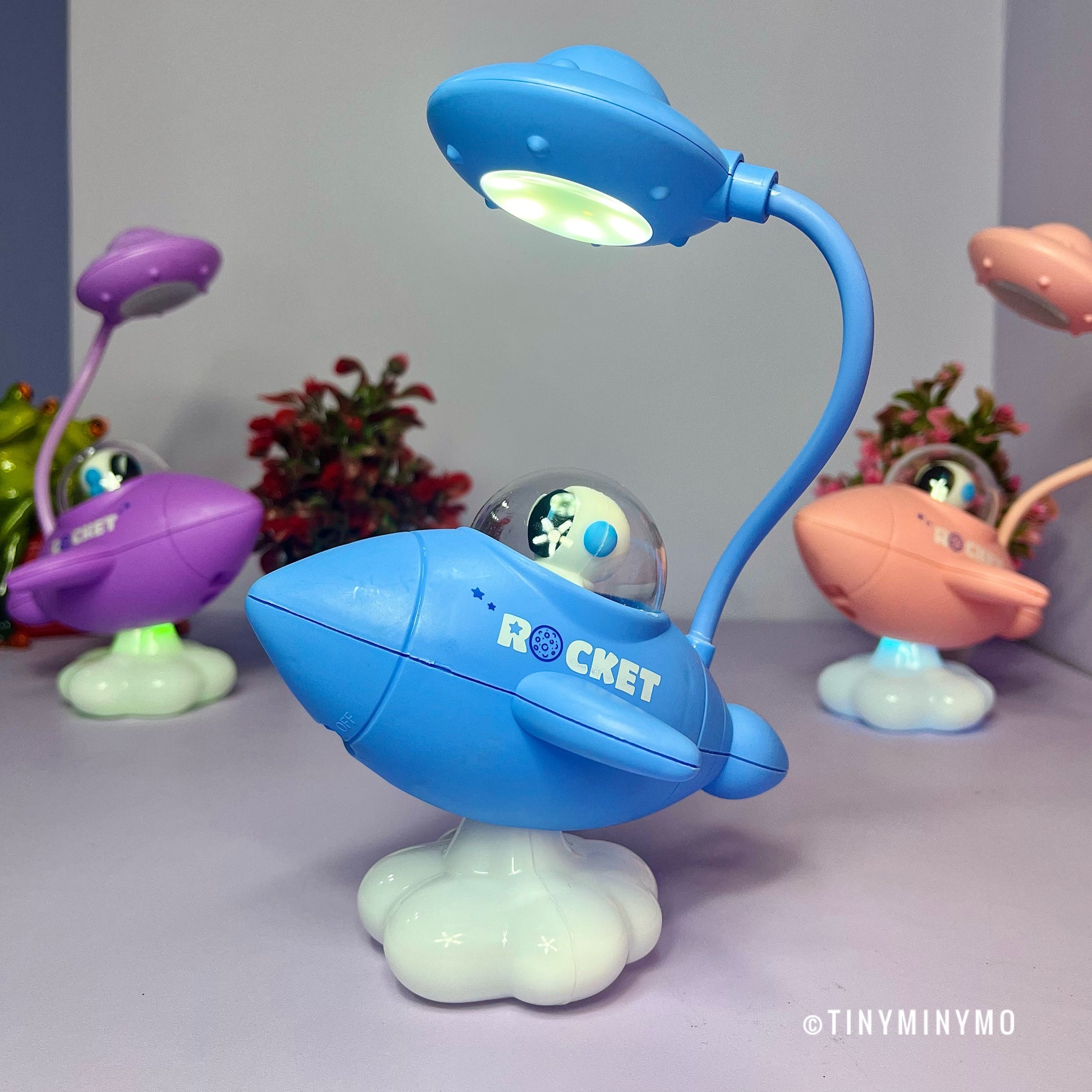 Rocket on Cloud LED Desk Lamp - Tinyminymo