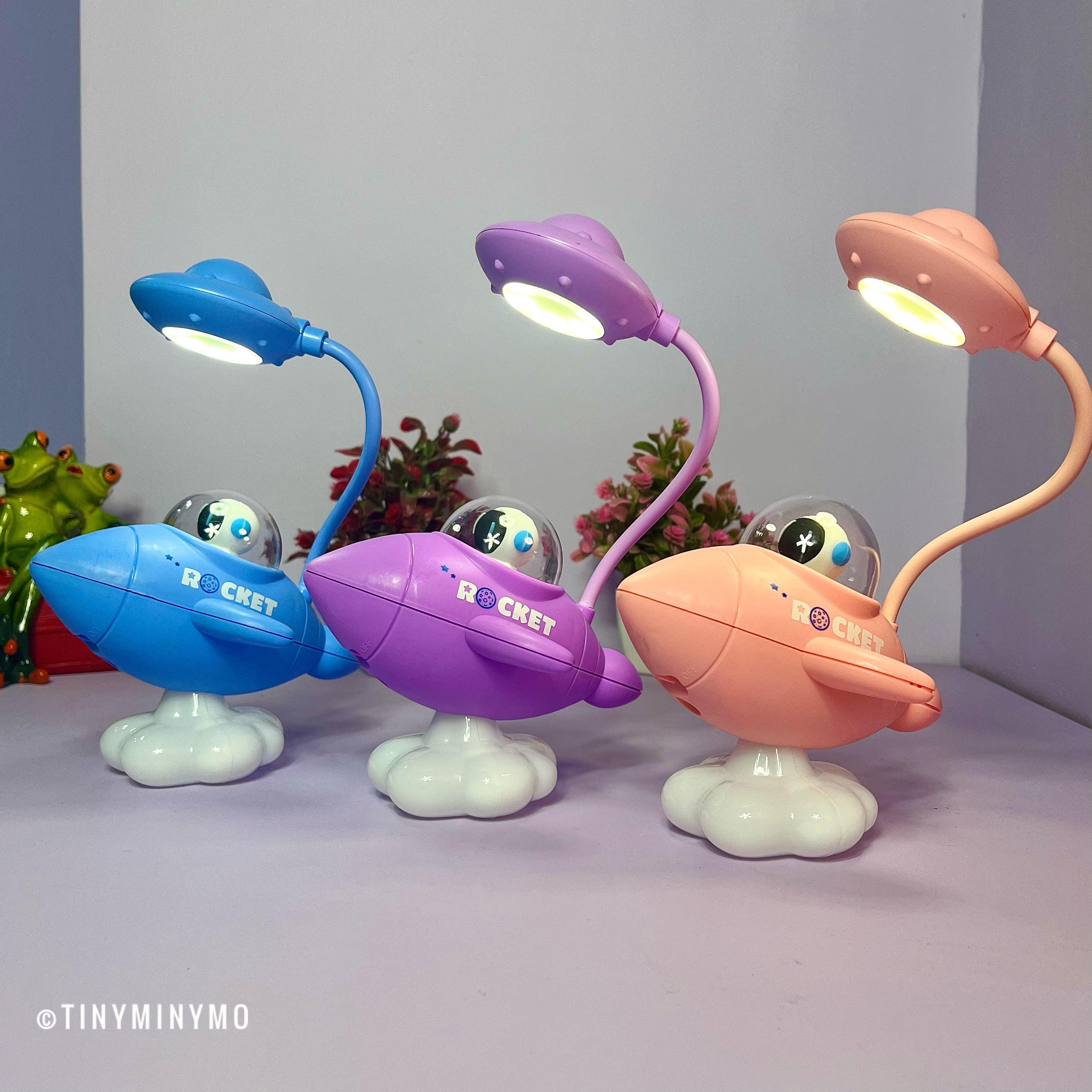 Rocket on Cloud LED Desk Lamp - Tinyminymo