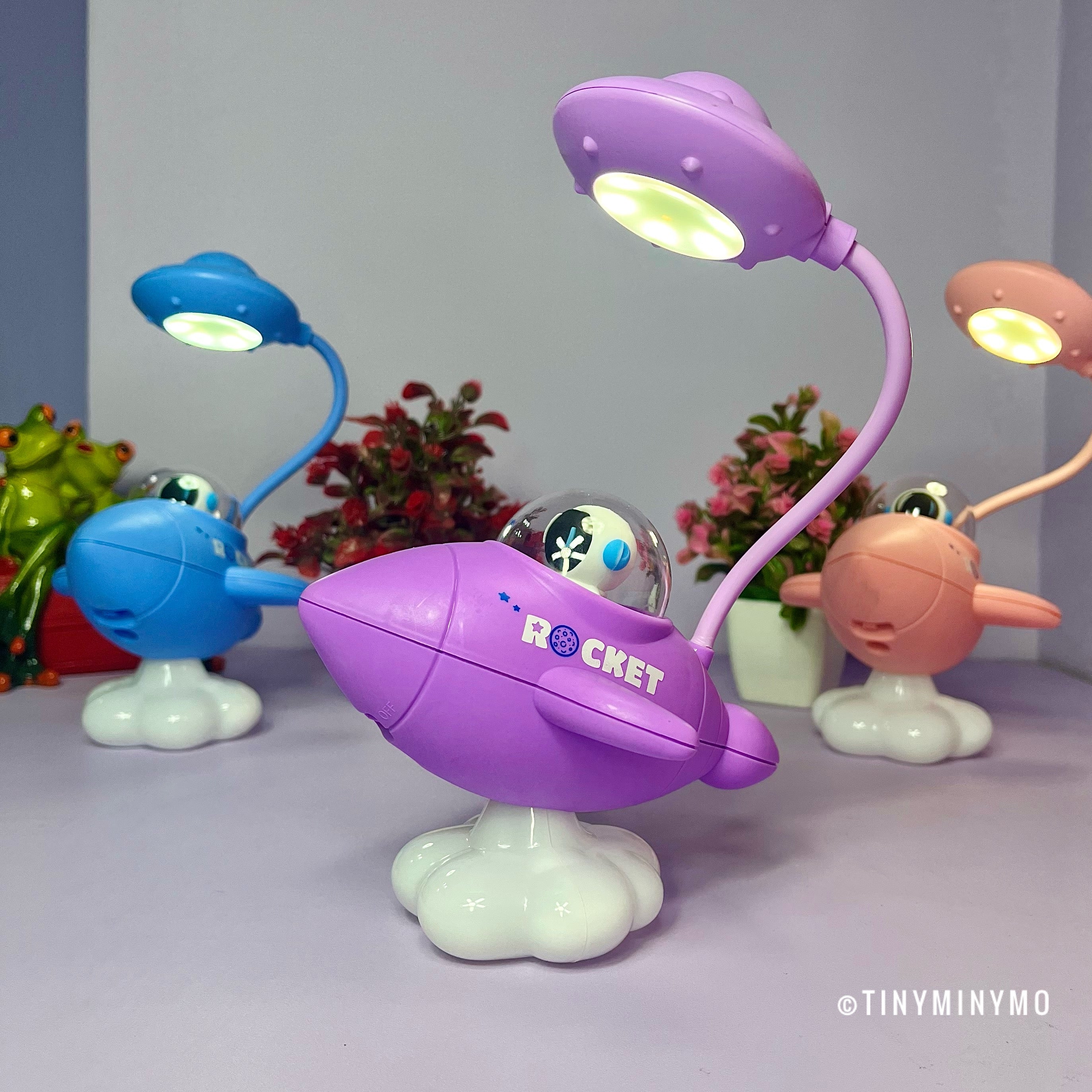 Rocket on Cloud LED Desk Lamp - Tinyminymo