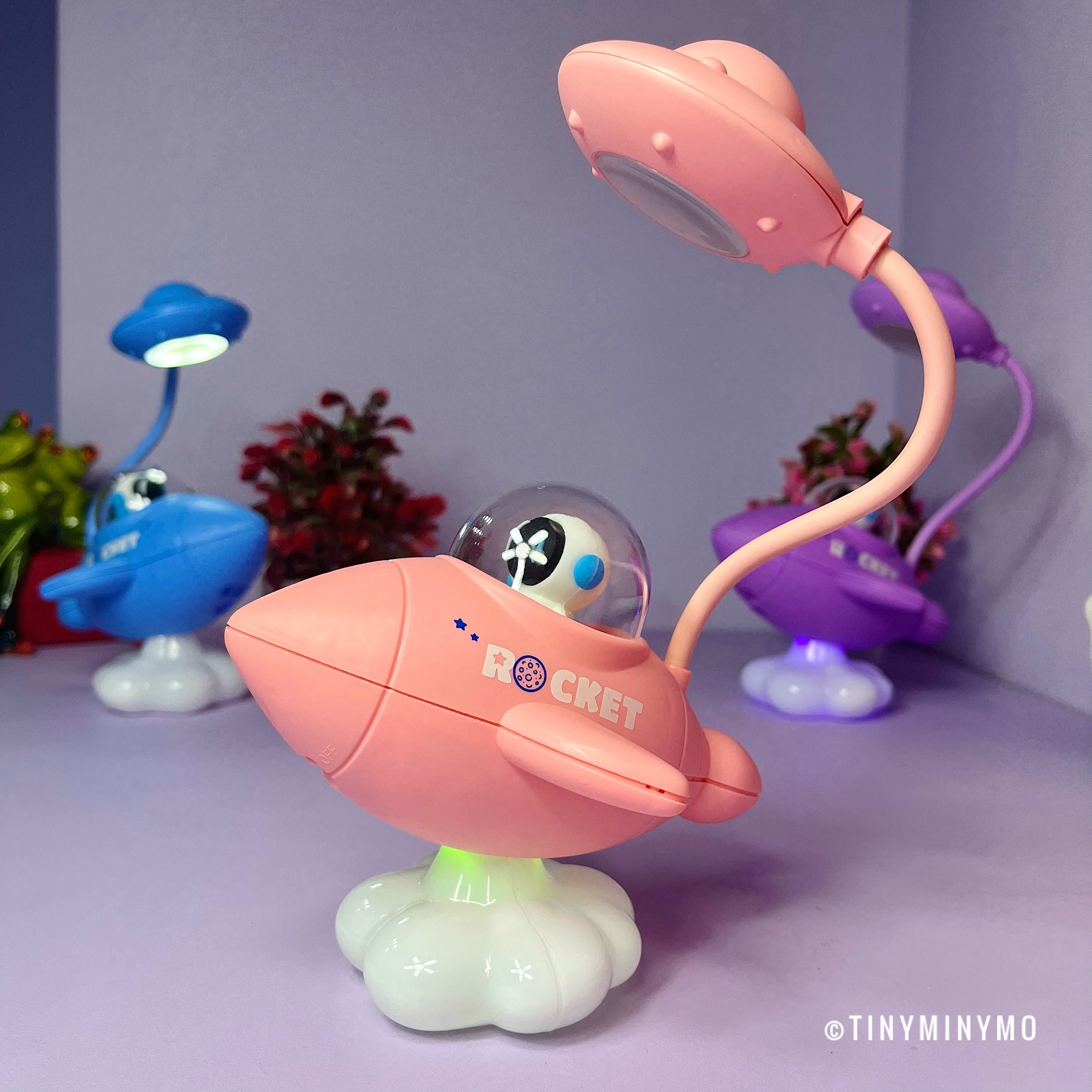 Rocket on Cloud LED Desk Lamp - Tinyminymo