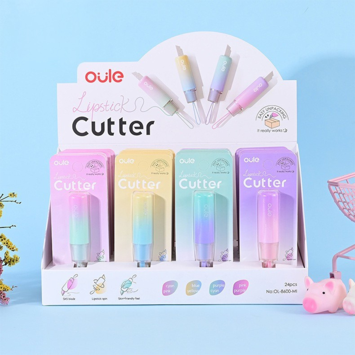 Rotating Paper Cutter Set with Colorful Packaging - Tinyminymo