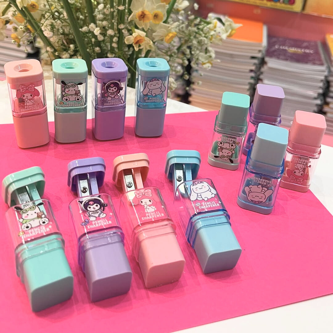 Sanrio 2 in 1 Eraser and Sharpener - Tinyminymo
