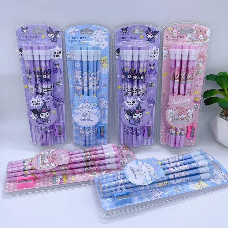 Sanrio Character Pencil Set - Tinyminymo