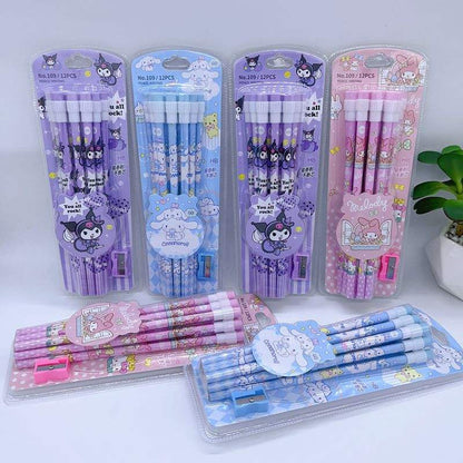 Sanrio Character Pencil Set - Tinyminymo