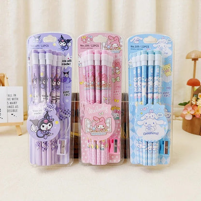 Sanrio Character Pencil Set - Tinyminymo