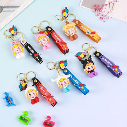Sanrio Cosplay Kawaii Girl 3D Keychain - Tinyminymo