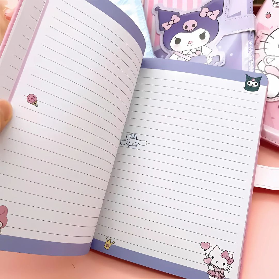 Sanrio Diary with Snaplock - Tinyminymo