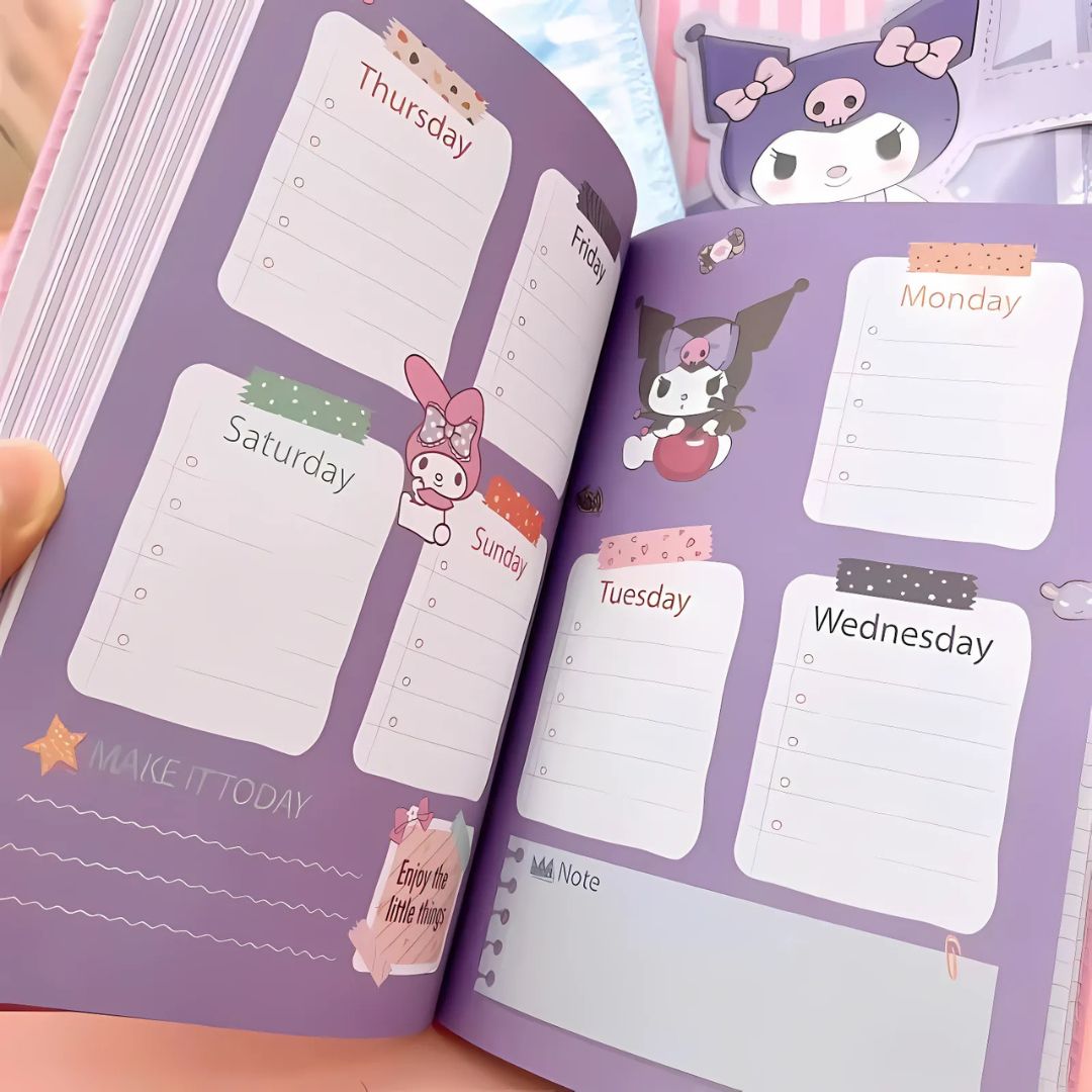 Sanrio Diary with Snaplock - Tinyminymo