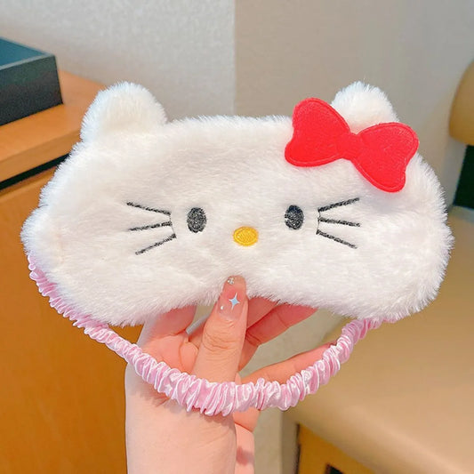 Hello Kitty Plush Eye Mask - Tinyminymo