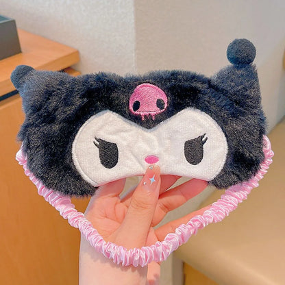 Kuromi Plush Eye Mask - Tinyminymo