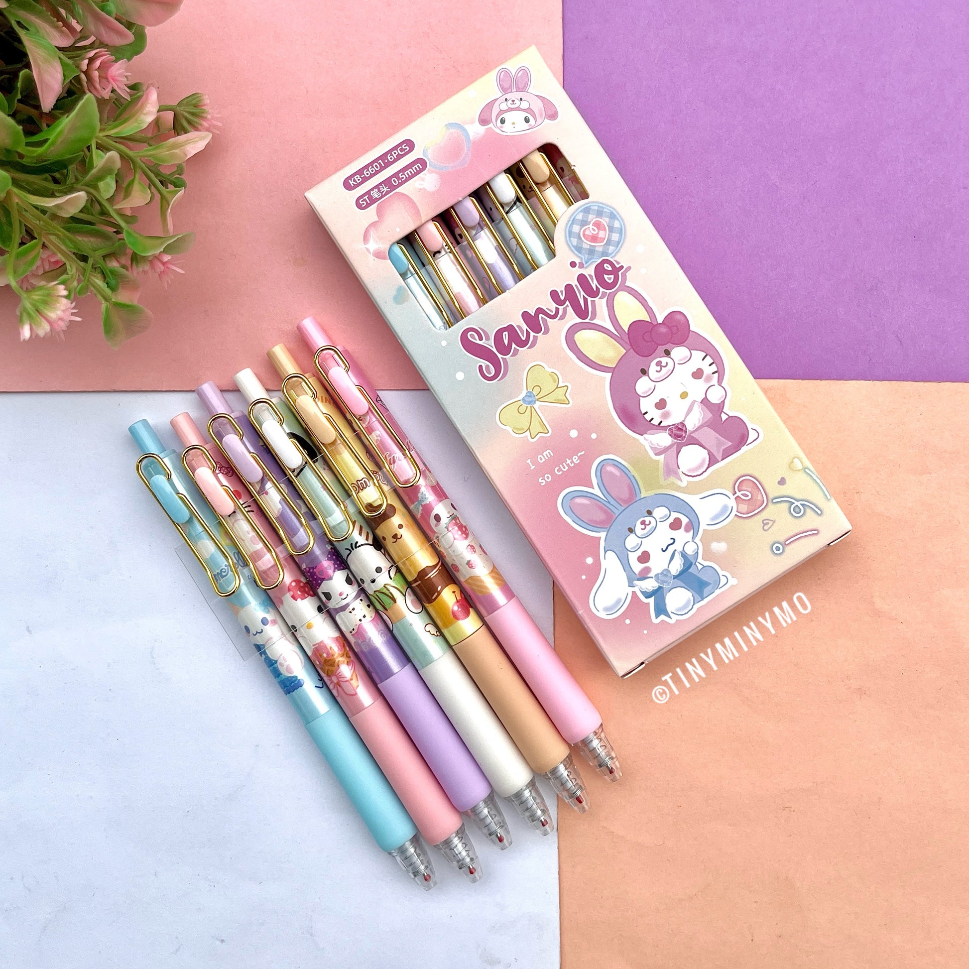 Sanrio Gel Pen Set - Tinyminymo