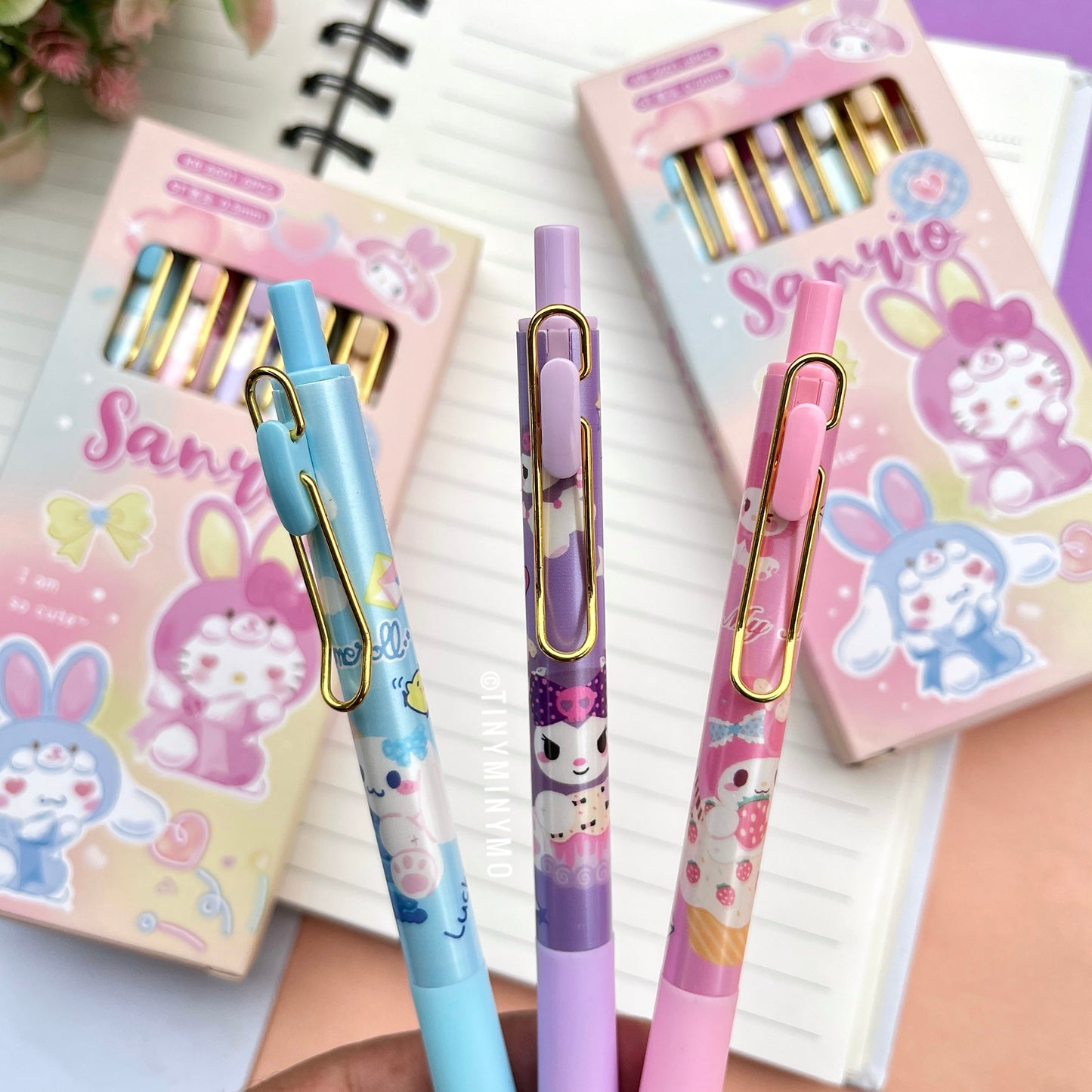 Sanrio Gel Pen Set - Tinyminymo