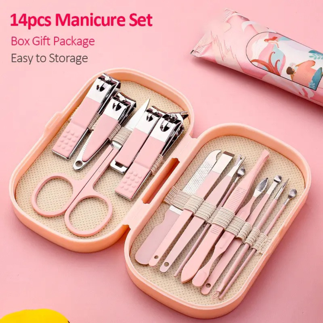 14 Pieces of Instruments in Sanrio Manicure Kit  - Tinyminymo 
