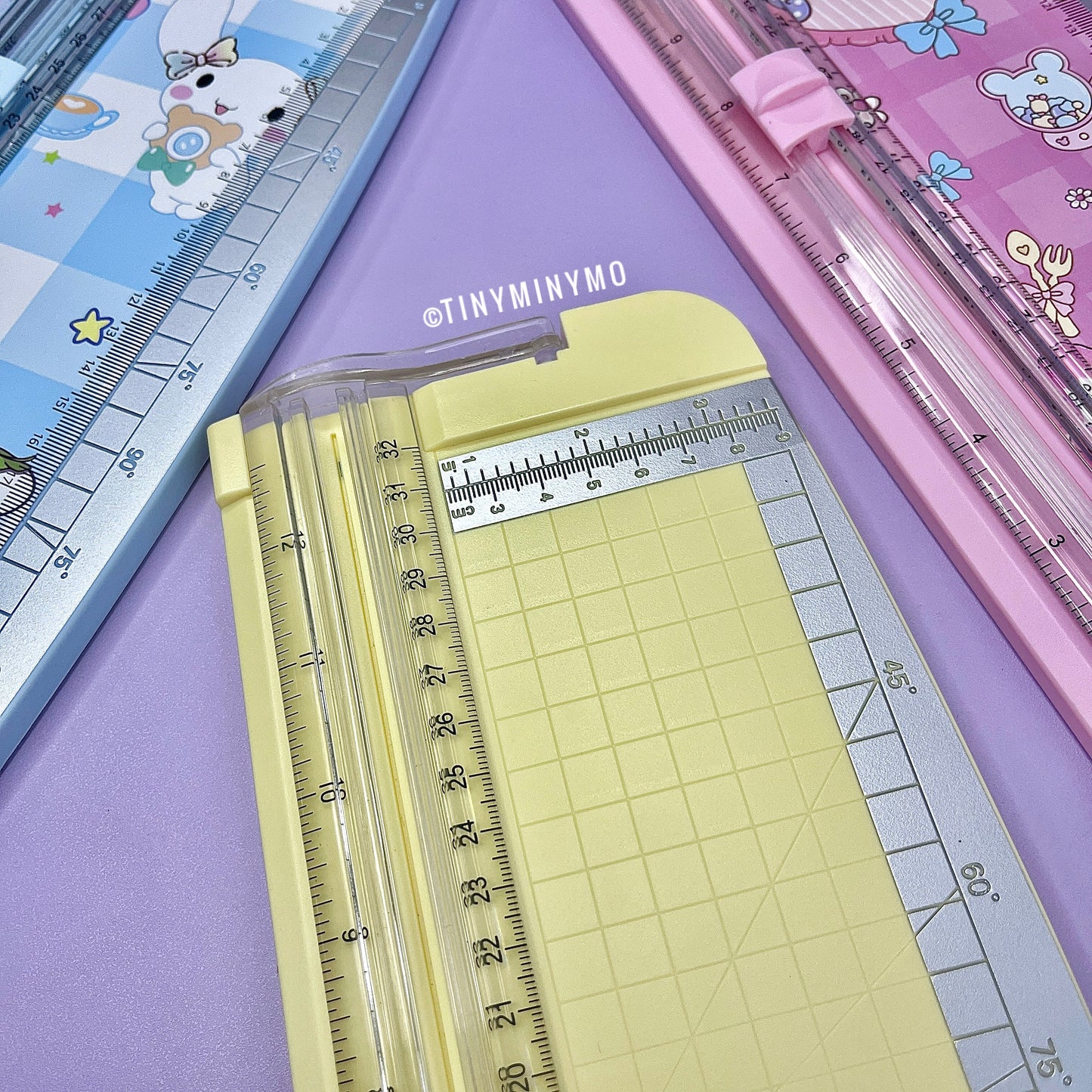 Sanrio Paper Trimmer Closeup Top View - Tinyminymo