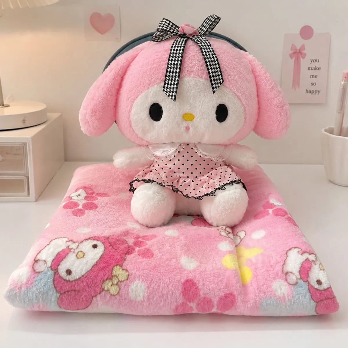 My Melody Plushie with Blanket - Tinyminymo