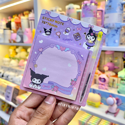 Sanrio Sticky Note with Pen - Tinyminymo