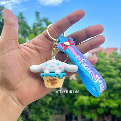 Sanrio Sundae 3D Keychain - Tinyminymo