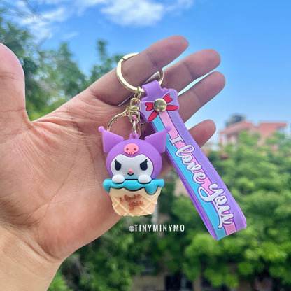 Sanrio Sundae 3D Keychain - Tinyminymo