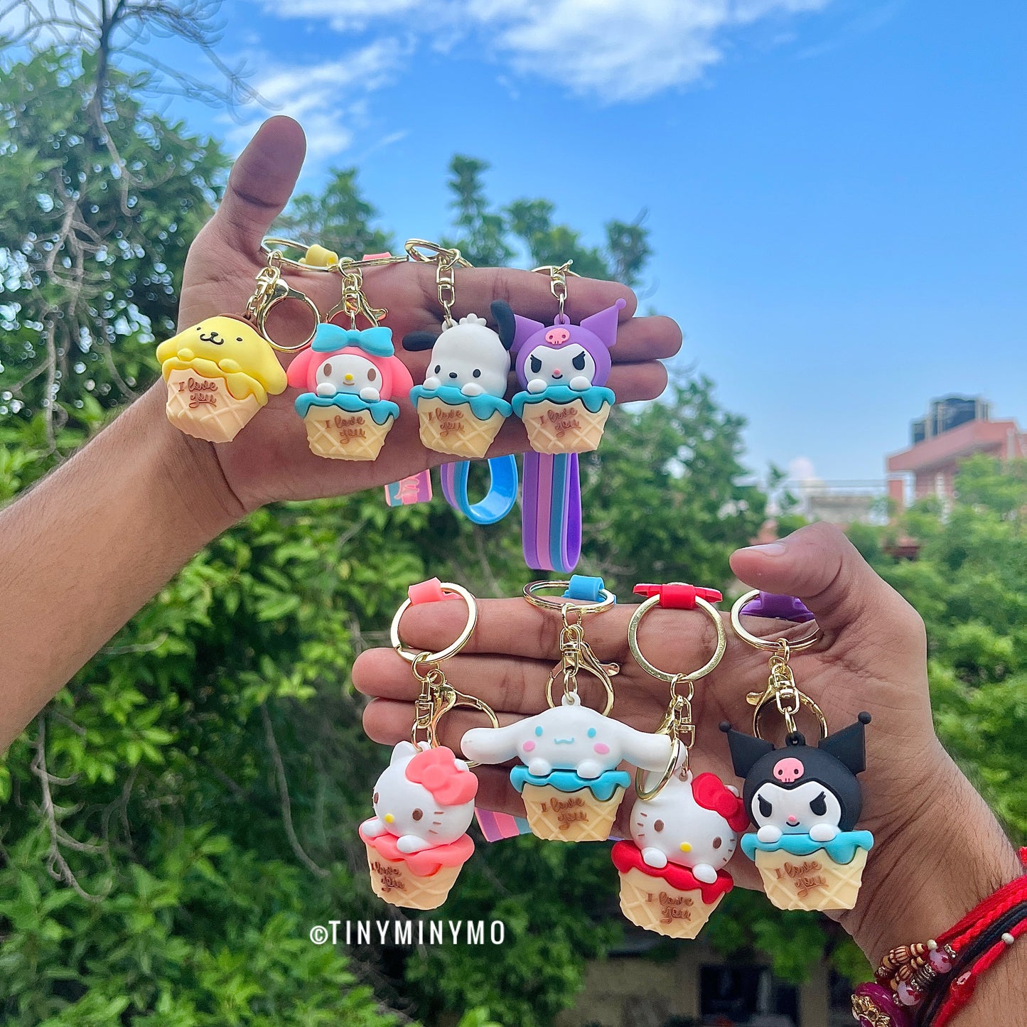 Sanrio Sundae 3D Keychain - Tinyminymo