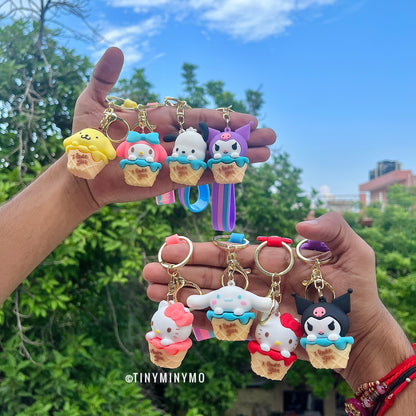 Sanrio Sundae 3D Keychain - Tinyminymo