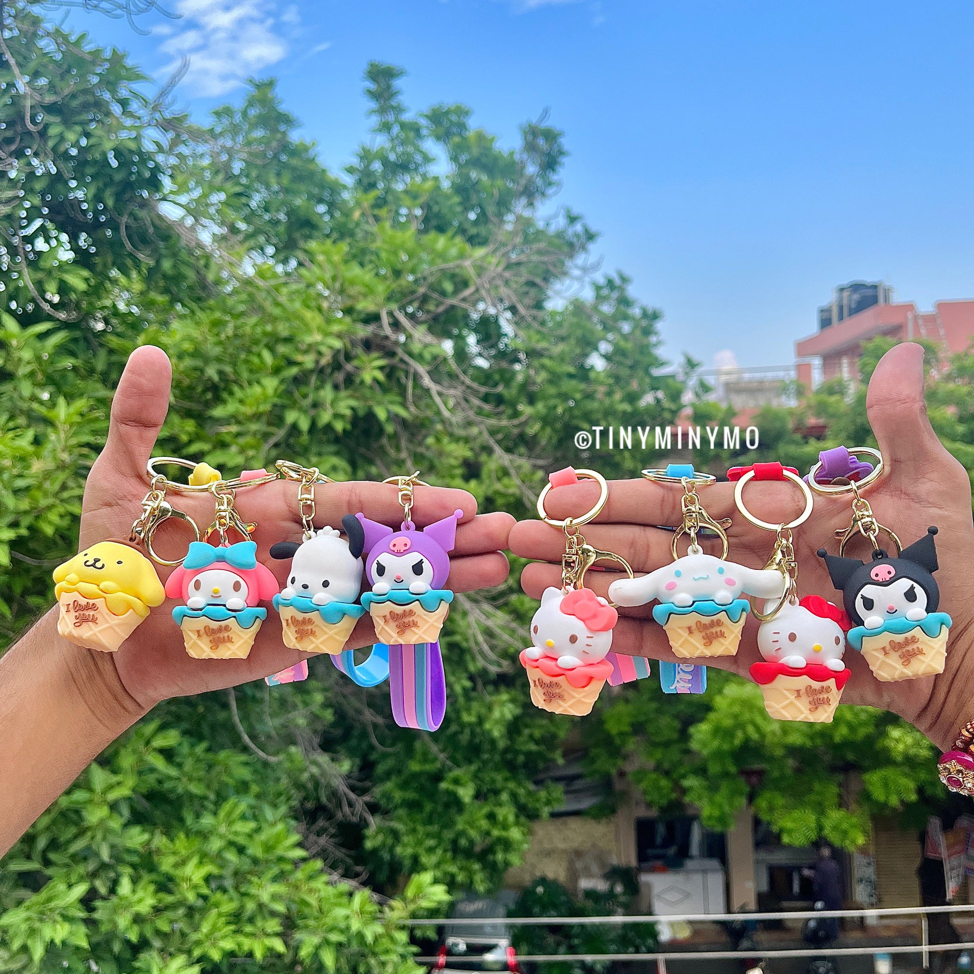 Sanrio Sundae 3D Keychain - Tinyminymo