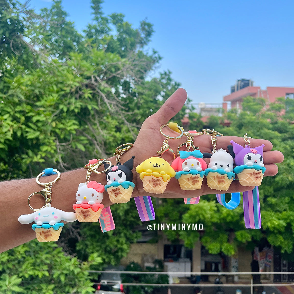Sanrio Sundae 3D Keychain - Tinyminymo