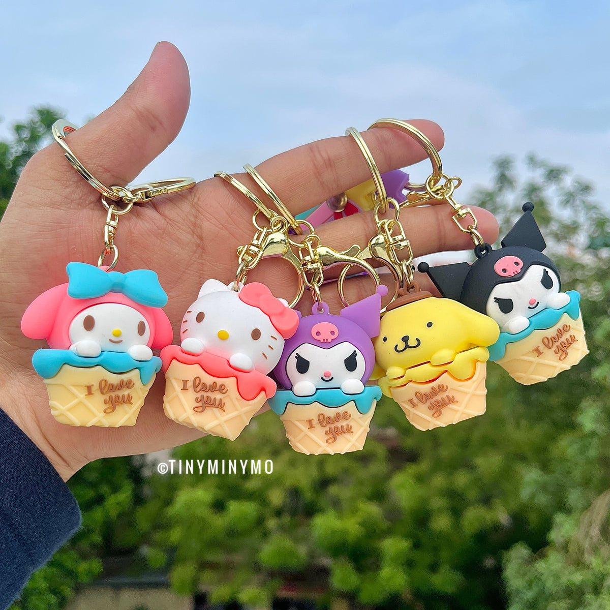 Sanrio Sundae 3D Keychain - Tinyminymo