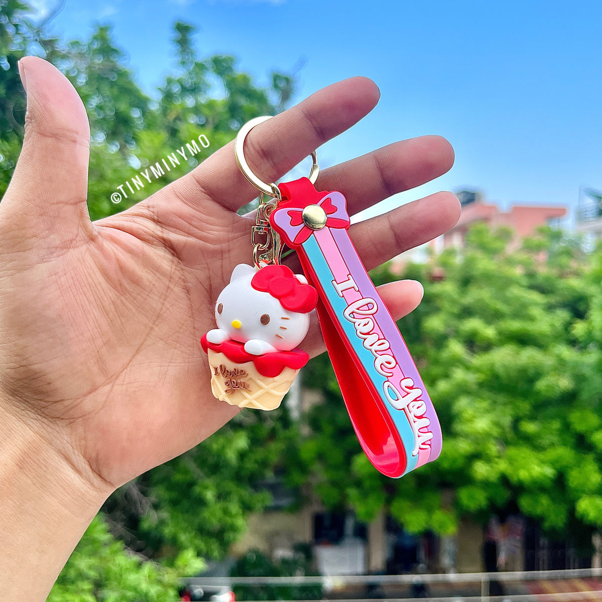 Sanrio Sundae 3D Keychain - Tinyminymo
