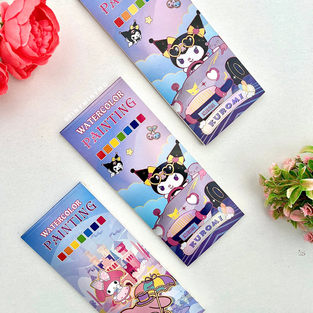 Sanrio Water Color Painting Pad - Tinyminymo