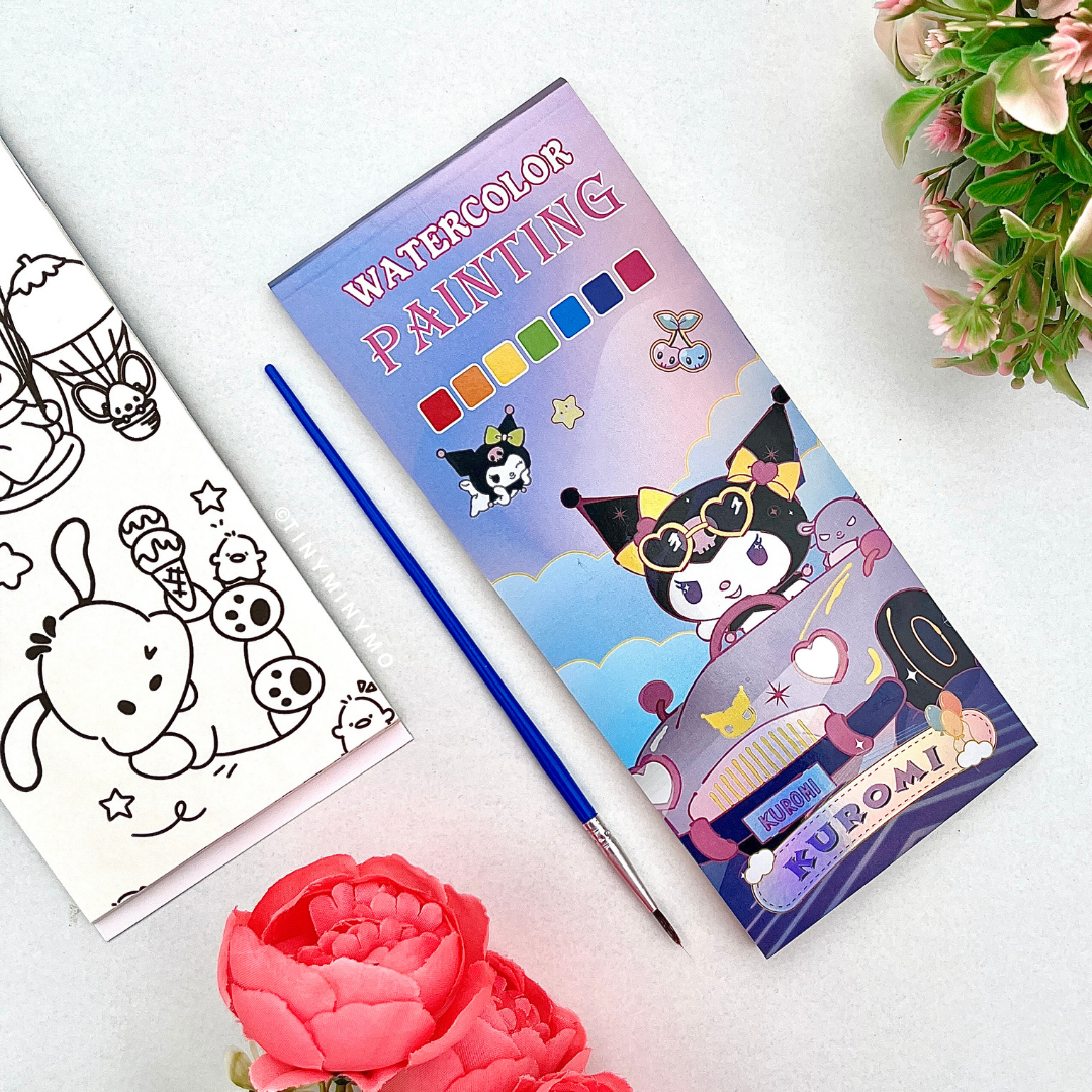 Sanrio Water Color Painting Pad - Tinyminymo
