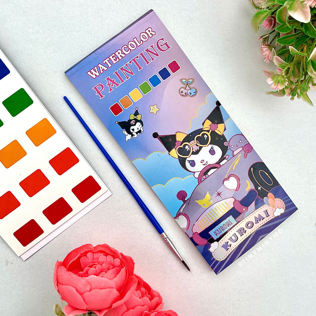 Sanrio Water Color Painting Pad - Tinyminymo