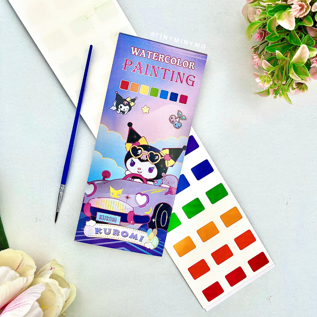 Sanrio Water Color Painting Pad - Tinyminymo