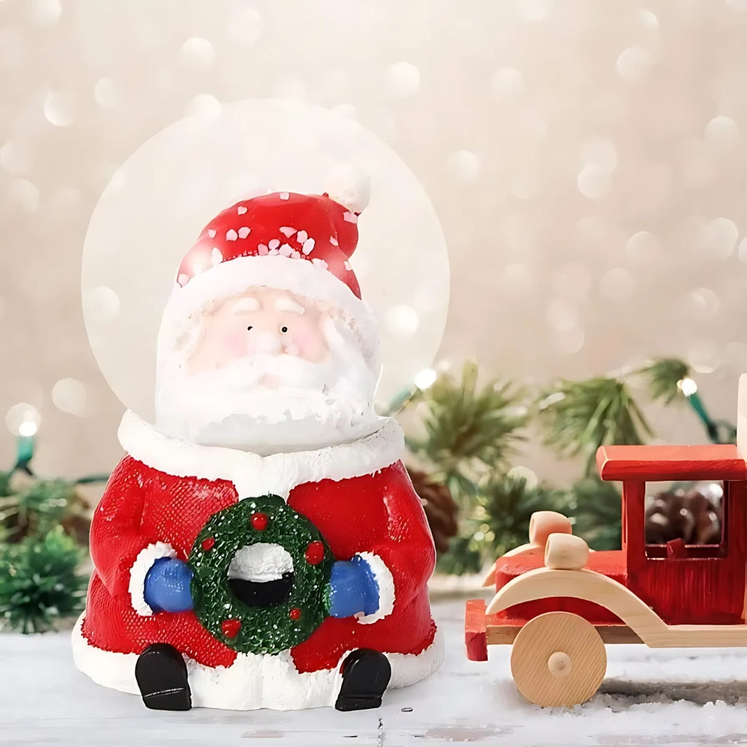 Santa Snow Globe with Light - Tinyminymo
