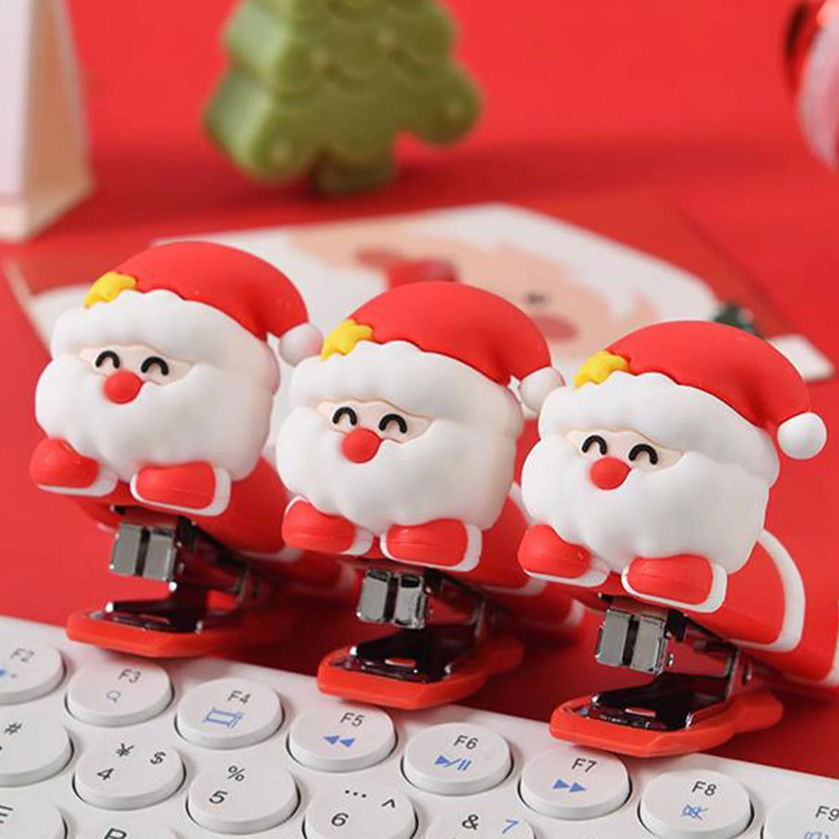 Three Santa Stapler - Tinyminymo