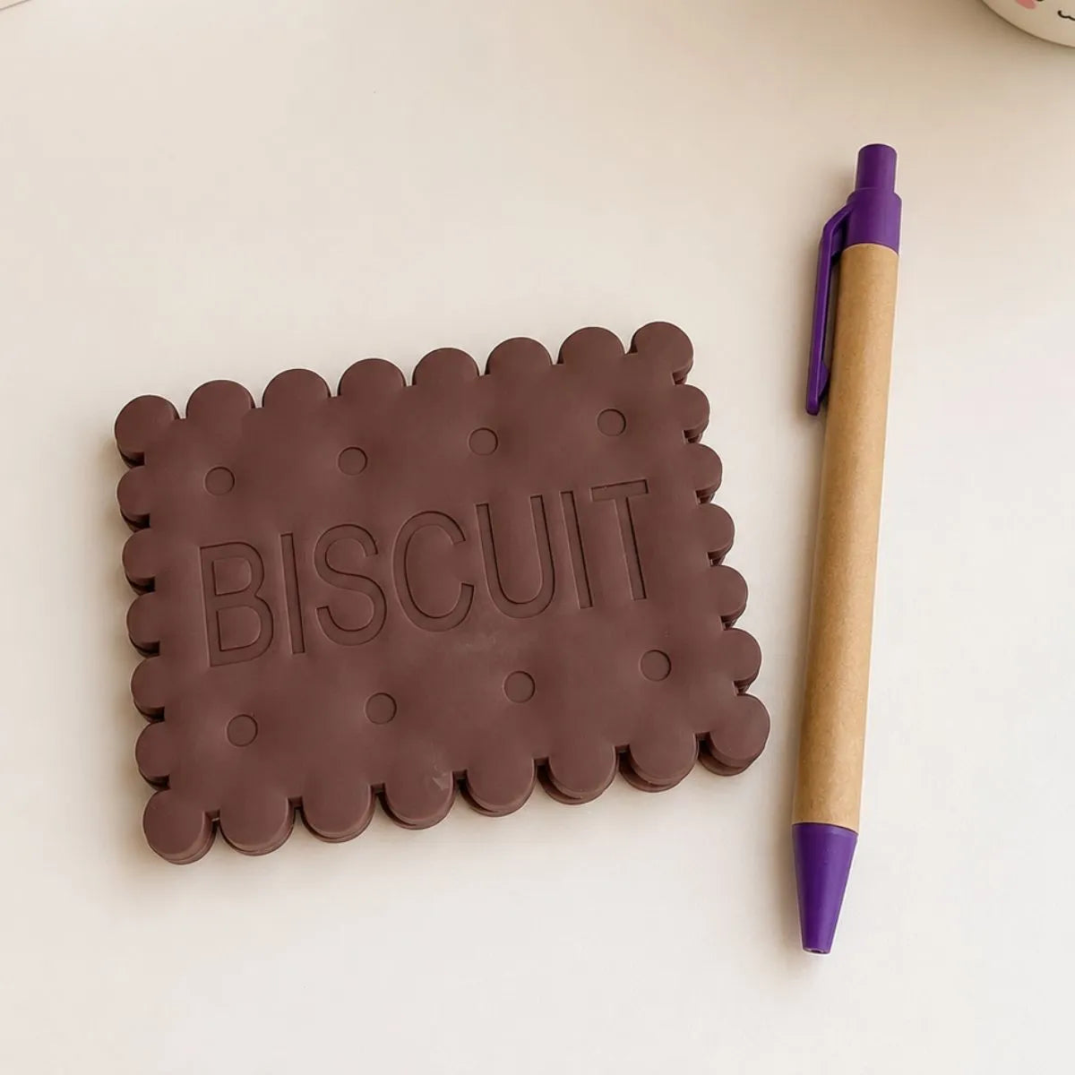 Cookie Shaped Memopad with Pen - Tinyminymo